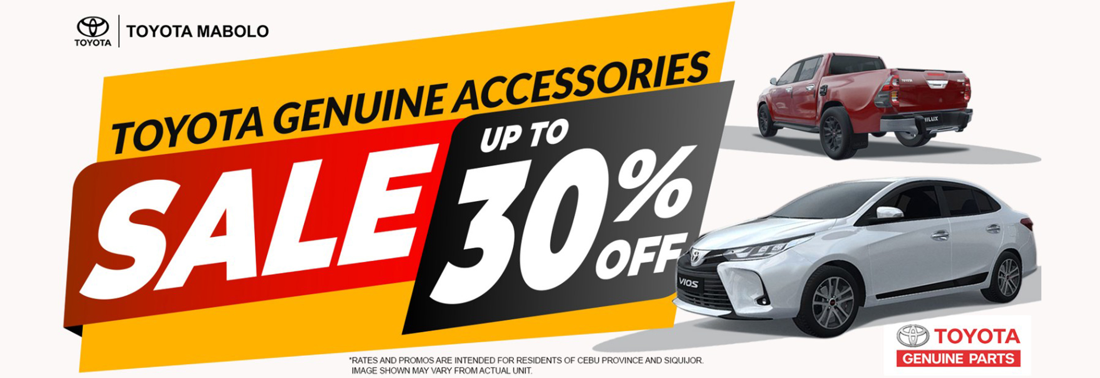 Parts and Accessories Promo